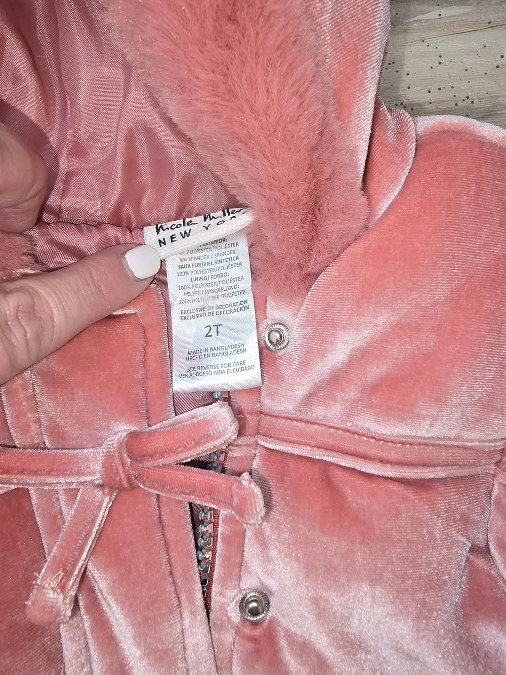 Nicole Miller New York soft pink
